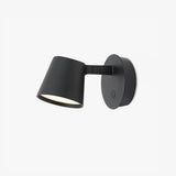 Modern Adjustable Tip Wall Lamp LED Sconce Set of 2 for Bedroom and Office