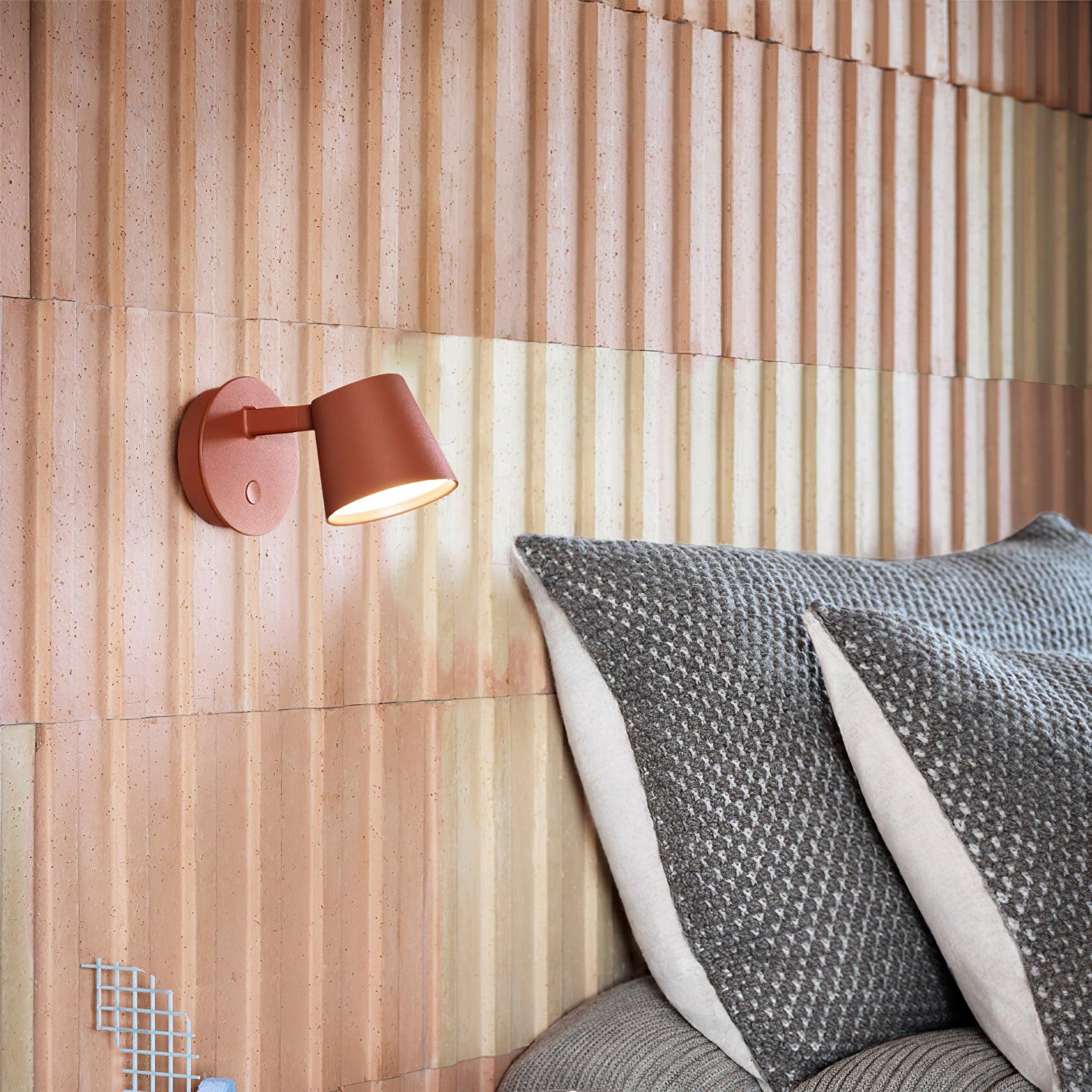 Modern Adjustable Tip Wall Lamp LED Sconce Set of 2 for Bedroom and Office