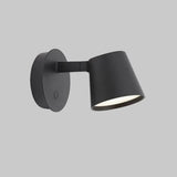 Modern Adjustable Tip Wall Lamp LED Sconce Set of 2 for Bedroom and Office