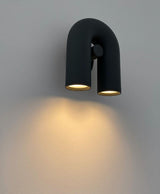Modern Adjustable U-Shaped LED Wall Lamp Set of 2 Indoor Sconce for Living Room and Bedroom