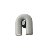 Modern Adjustable U-Shaped LED Wall Lamp Set of 2 Indoor Sconce for Living Room and Bedroom
