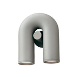 Modern Adjustable U-Shaped LED Wall Lamp Set of 2 Indoor Sconce for Living Room and Bedroom