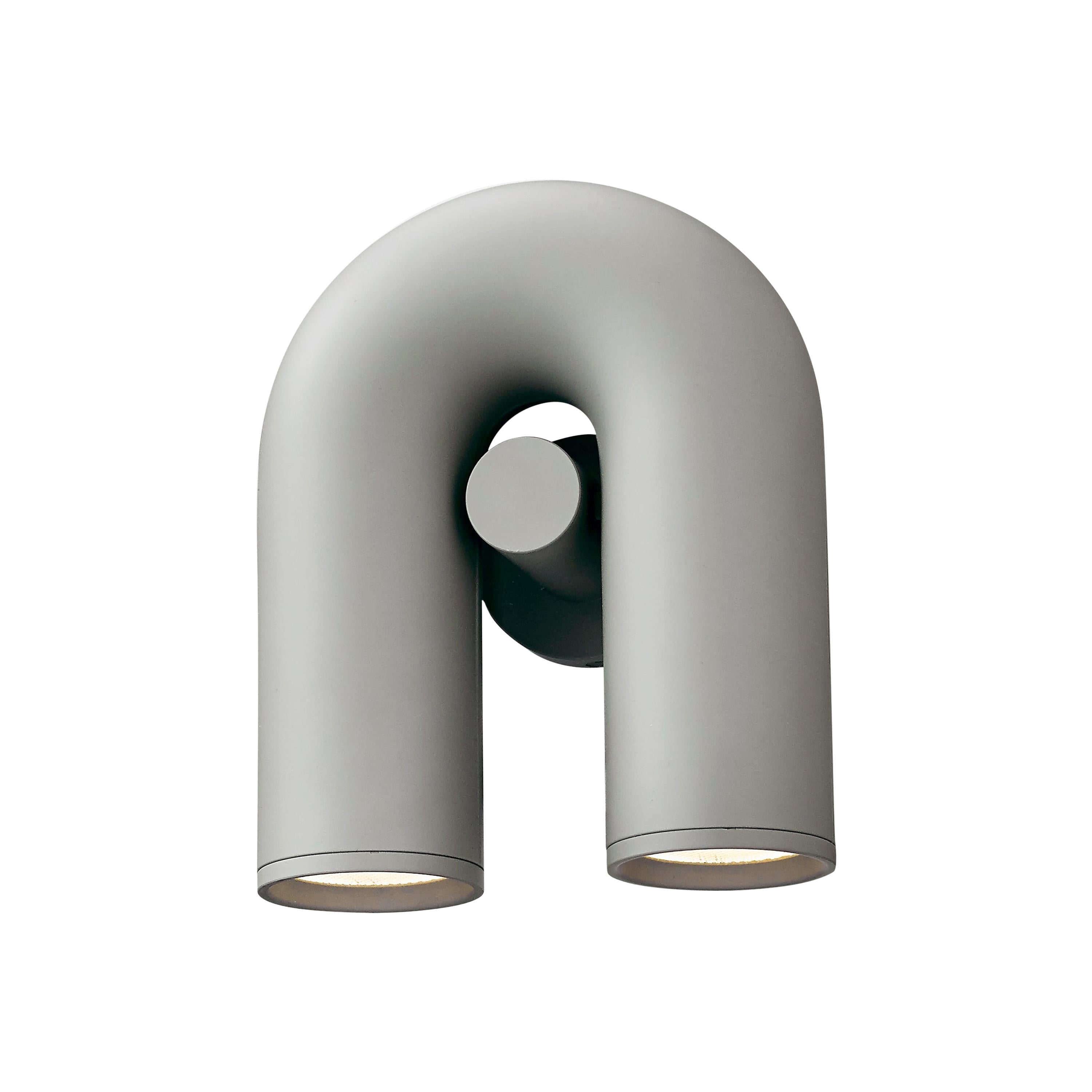 Modern Adjustable U-Shaped LED Wall Lamp Set of 2 Indoor Sconce for Living Room and Bedroom