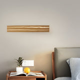 Modern Adjustable Wood Rectangular LED Wall Sconce 3 Step Dimming Minimalist Nordic Interior Light