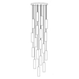 Modern Alabaster Cylinder Pendant Light Minimalist Natural Stone Droplet Hanging Lamp