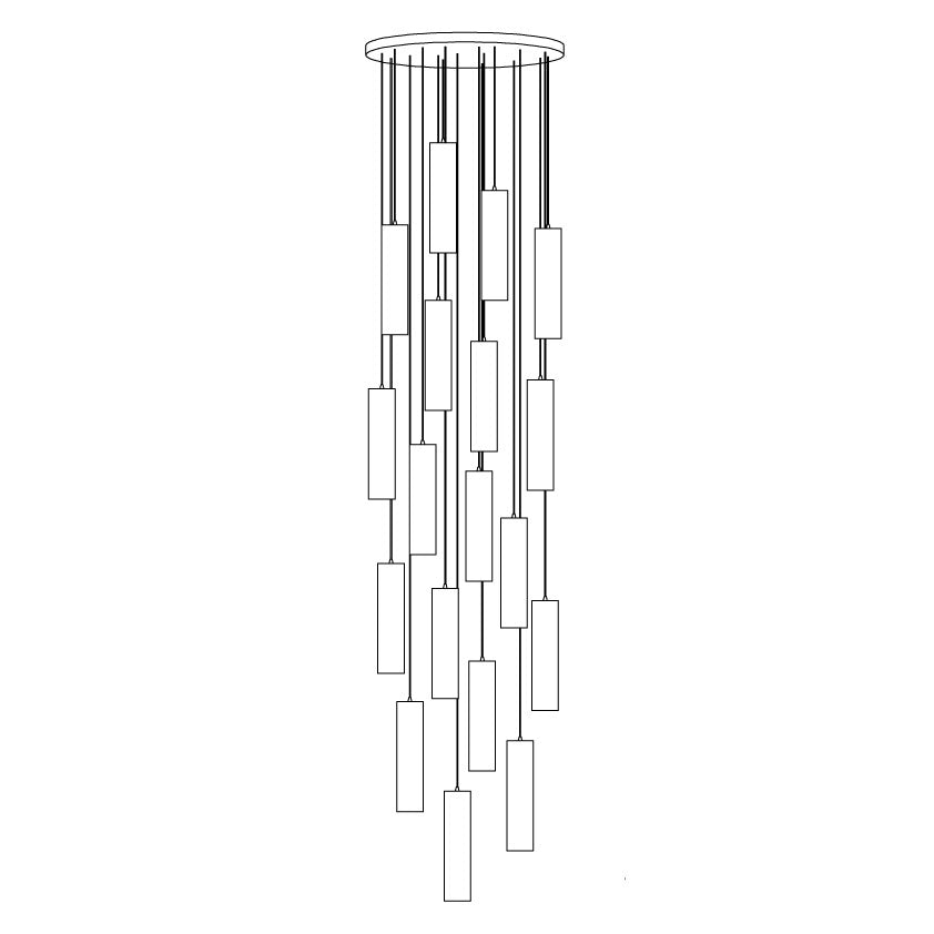 Modern Alabaster Cylinder Pendant Light Minimalist Natural Stone Droplet Hanging Lamp