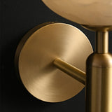 Modern Alabaster Floral Wall Lamp with Brass Finish for Luxury Indoor Decor