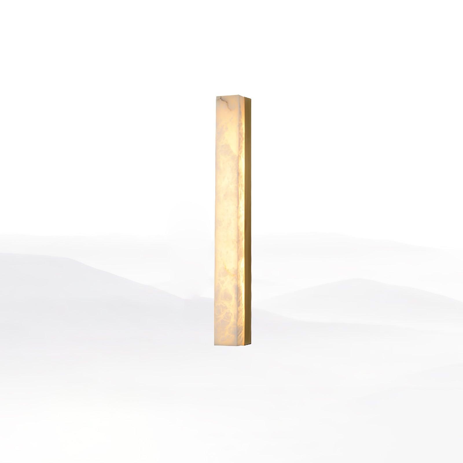 Modern Alabaster LED Wall Sconce Luxury Natural Stone Brass Sconce Light for Indoor Decor