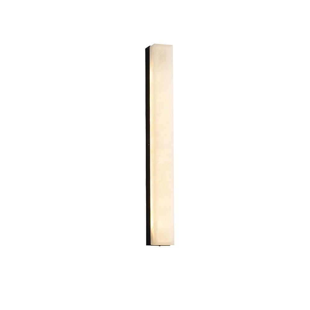 Modern Alabaster LED Wall Sconce Luxury Natural Stone Brass Sconce Light for Indoor Decor