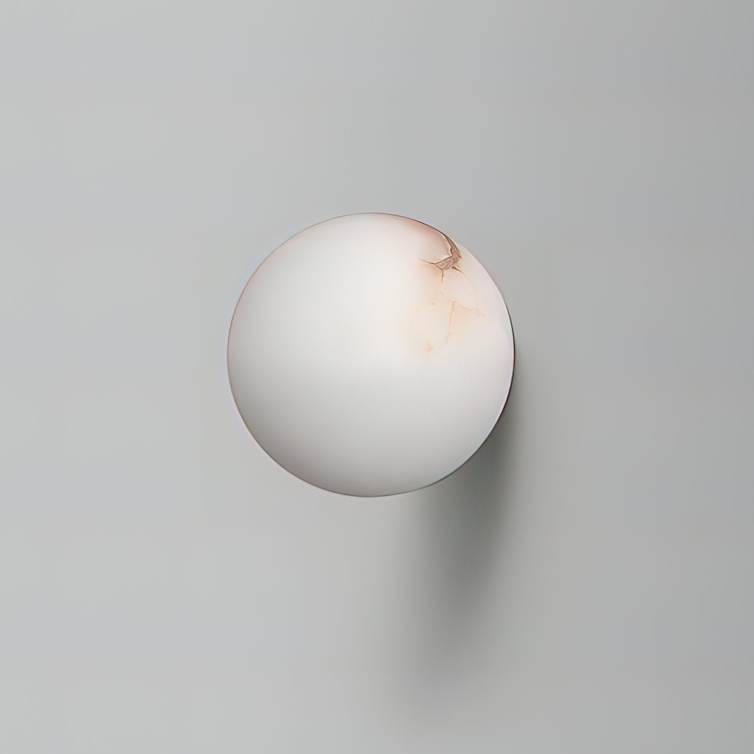 Modern Alabaster Mini Orb Wall Lamp Spherical Natural Stone Sconce for Interior Spaces