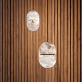 Modern Alabaster Stone LED Pendant Lamp Minimalist Art Hanging Light