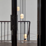 Modern Alabaster Stone LED Pendant Lamp Minimalist Art Hanging Light