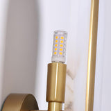 Modern Alabaster Stone LED Wall Sconce with Elegant Brass Finish Light Fixture