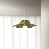 Modern Alien Resin Pendant Light Organic Wabi Sabi Hanging Fixture for Dining Room