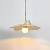 Modern Alien Resin Pendant Light Organic Wabi Sabi Hanging Fixture for Dining Room