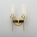 Modern Alouette Brass Wall Sconce Borosilicate Glass Bracket Wall Lamp for Interior Lighting