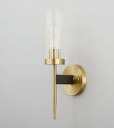 Modern Alouette Brass Wall Sconce Borosilicate Glass Bracket Wall Lamp for Interior Lighting