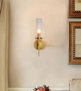 Modern Alouette Brass Wall Sconce Borosilicate Glass Bracket Wall Lamp for Interior Lighting
