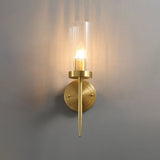 Modern Alouette Brass Wall Sconce Borosilicate Glass Bracket Wall Lamp for Interior Lighting