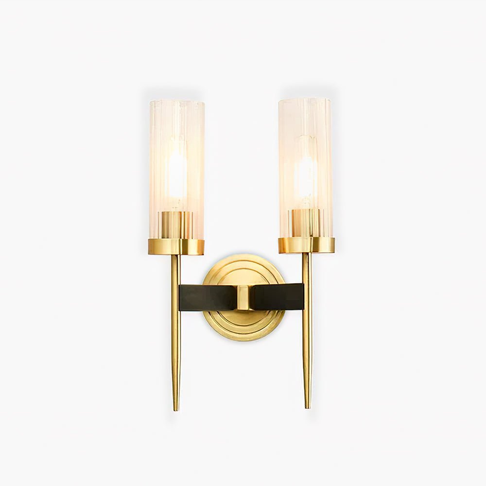 Modern Alouette Brass Wall Sconce Borosilicate Glass Bracket Wall Lamp for Interior Lighting