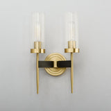 Modern Alouette Brass Wall Sconce Borosilicate Glass Bracket Wall Lamp for Interior Lighting