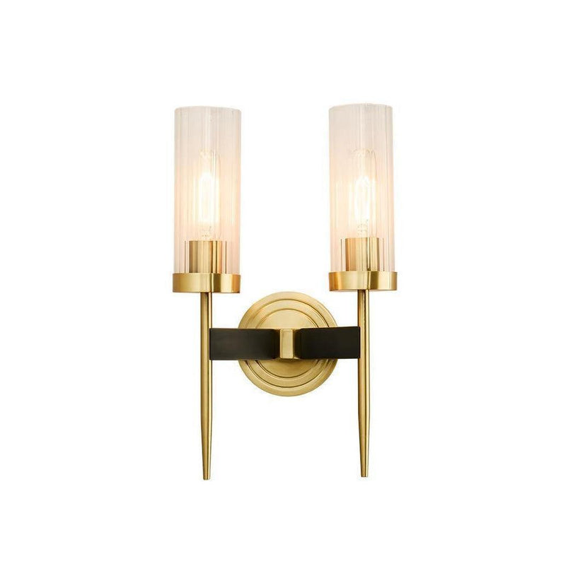 Modern Alouette Brass Wall Sconce Borosilicate Glass Bracket Wall Lamp for Interior Lighting