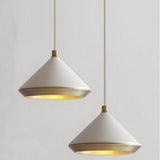 Modern Aluminum Conical Dome Hanging Ceiling Lamp Creative Pendant Light Fixture