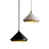 Modern Aluminum Conical Dome Hanging Ceiling Lamp Creative Pendant Light Fixture
