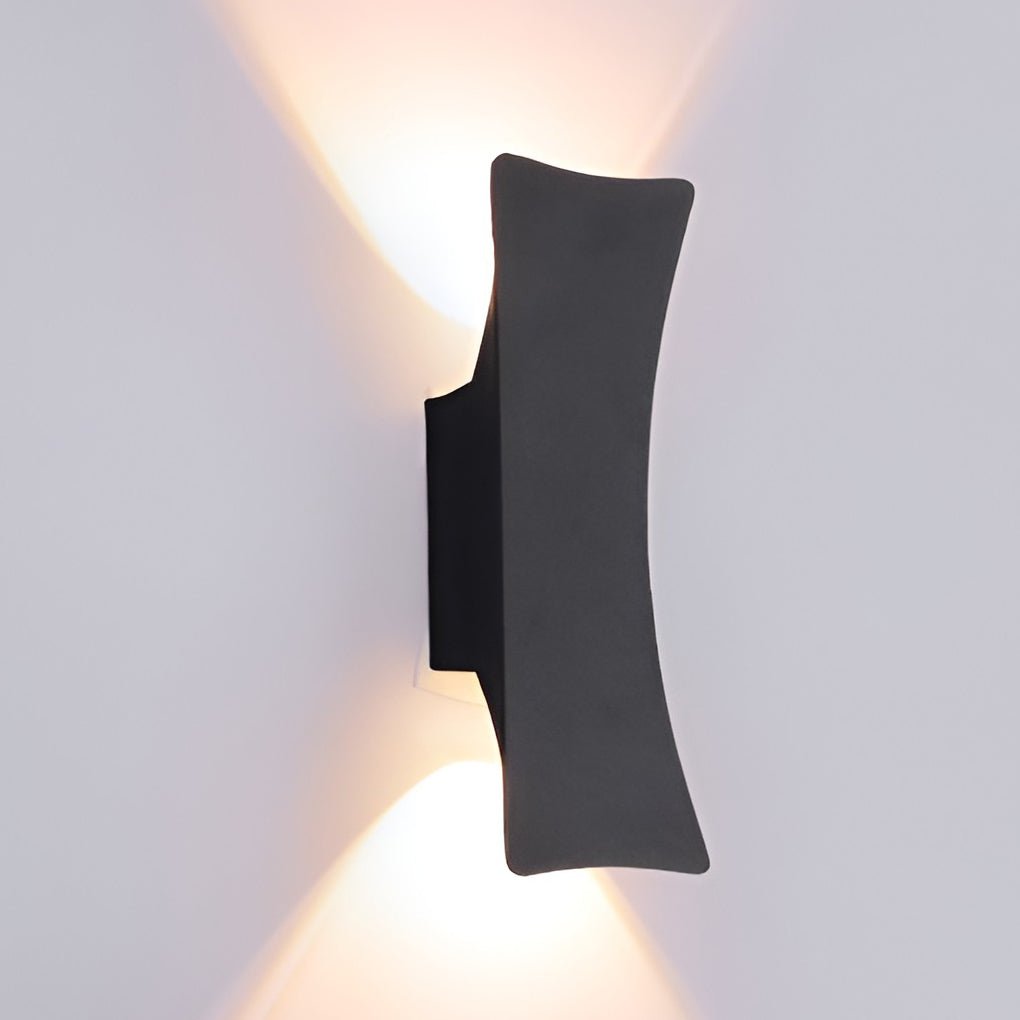 Modern Aluminum Outdoor LED Wall Light IP65 Waterproof Up and Down Exterior Sconce for Porch and Patio