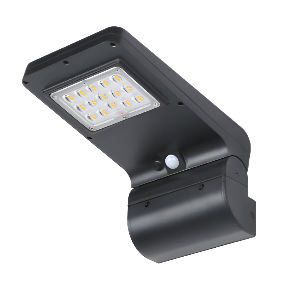 Modern Aluminum Outdoor Solar LED Wall Sconce IP65 Waterproof Exterior Light for Gardens and Courtyards