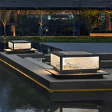 Modern Aluminum Outdoor Solar Post Light Waterproof LED Pillar Lamp for Garden Fence and Deck