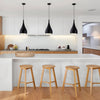 Modern Aluminum Pendant Light Minimalist Retro Industrial Hanging Ceiling Fixture for Kitchen Dining