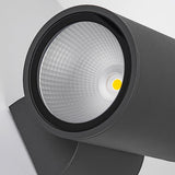 Modern Aluminum Round LED Up and Down Outdoor Wall Sconce Waterproof IP65 Porch Light