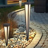 Modern Aluminum Square Conical LED Pathway Lights IP65 Waterproof Outdoor Landscape Lighting