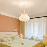 Modern Aluvia Crown Crystal Pendant Lamp Luxury Hanging Light Fixture for Home