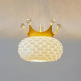 Modern Aluvia Crown Crystal Pendant Lamp Luxury Hanging Light Fixture for Home