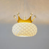 Modern Aluvia Crown Crystal Pendant Lamp Luxury Hanging Light Fixture for Home