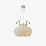 Modern Aluvia Crown Crystal Pendant Lamp Luxury Hanging Light Fixture for Home