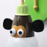 Modern Animal Character Wall Sconce for Nursery and Childrens Room Metal Bracket Light