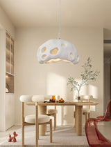 Modern Ant Nest Resin Pendant Light Sculptural Designer Hanging Lamp for Indoor Decor