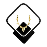 Modern Antler Design LED Wall Lamp Creative Round and Square Minimalist Bedside Sconce Light