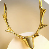 Modern Antler Design LED Wall Lamp Creative Round and Square Minimalist Bedside Sconce Light