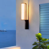 Modern Arc LED Outdoor Sconce IP65 Waterproof Stainless Steel Landscape Garden Wall Light
