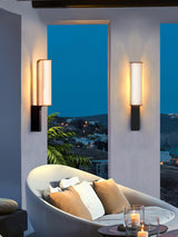 Modern Arc LED Outdoor Sconce IP65 Waterproof Stainless Steel Landscape Garden Wall Light