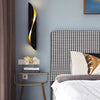 Modern Arc Metal Wall Sconce Industrial Style Bedside Lamp for Living Room