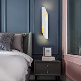 Modern Arc Metal Wall Sconce Industrial Style Bedside Lamp for Living Room