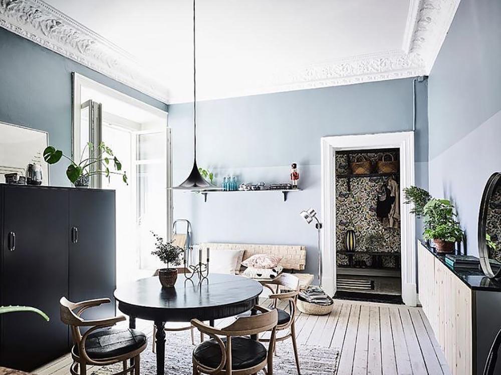 Modern Arch Shaped Metal Semi Pendant Light for Dining Table and Kitchen