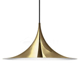 Modern Arch Shaped Metal Semi Pendant Light for Dining Table and Kitchen