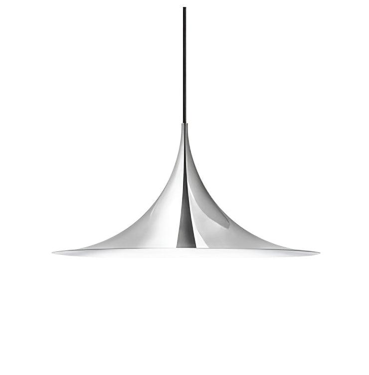 Modern Arch Shaped Metal Semi Pendant Light for Dining Table and Kitchen