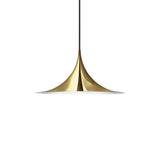 Modern Arch Shaped Metal Semi Pendant Light for Dining Table and Kitchen